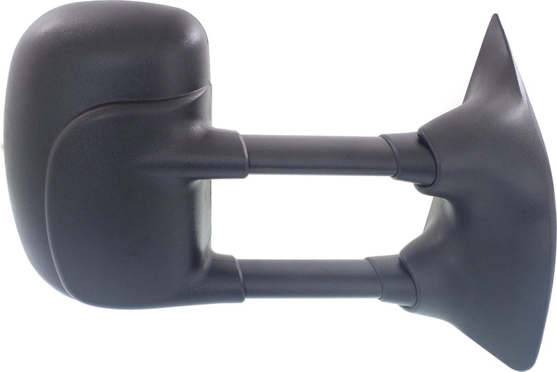 Driver and Passenger Side Towing Mirrors, Manual Adjust, Manual Folding, Non-Heated, Textured Black, Without Signal Light, Without memory, Without Puddle Light, Without Auto-Dimming | FO1320195,FO1321195