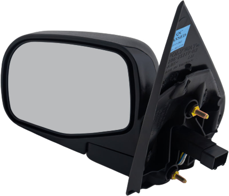 Driver and Passenger Side Mirrors, Power, Manual Folding, Non-Heated, Textured Black, Without Signal Light, Without memory, With Puddle Light, Without Auto-Dimming, Without Blind Spot Feature | FO1320211,FO1321211