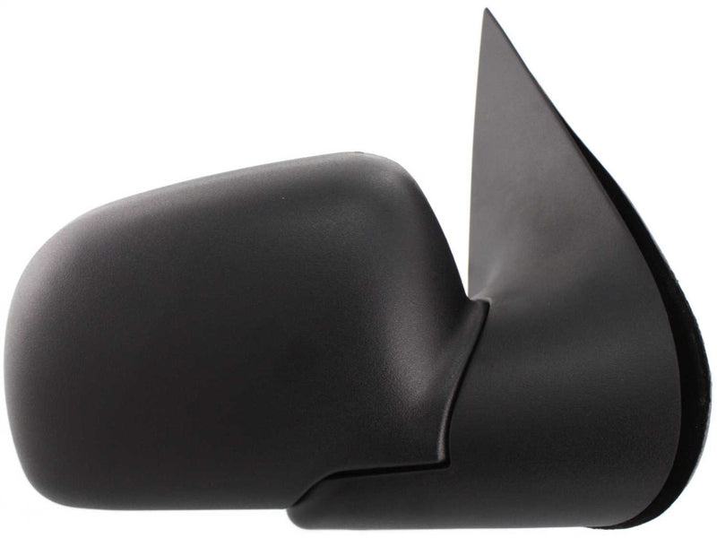 Driver and Passenger Side Mirrors, Power, Manual Folding, Heated, Textured Black, Without Signal Light, Without memory, With Puddle Light, Without Auto-Dimming, Without Blind Spot Feature