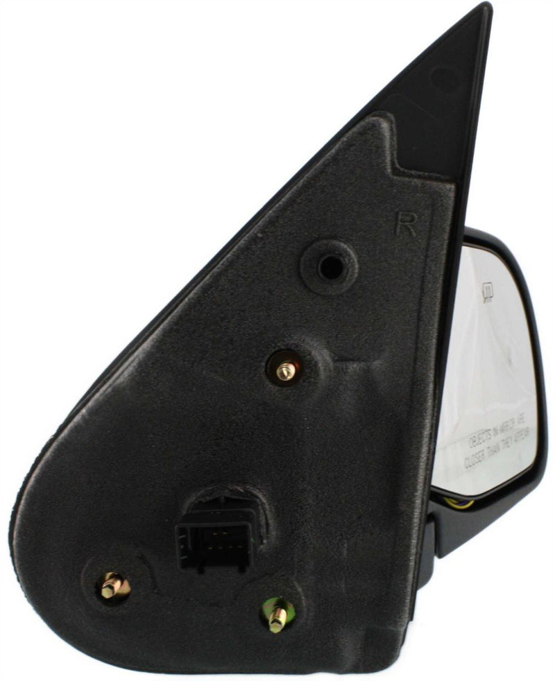 Driver and Passenger Side Mirrors, Power, Manual Folding, Heated, Textured Black, Without Signal Light, Without memory, With Puddle Light, Without Auto-Dimming, Without Blind Spot Feature