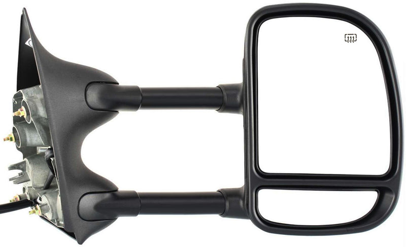 Driver and Passenger Side Towing Mirrors, Power, Manual Folding, Non-Heated, Textured Black, Without Signal Light, Without memory, Without Puddle Light, Without Auto-Dimming | FO1320227,FO1321227