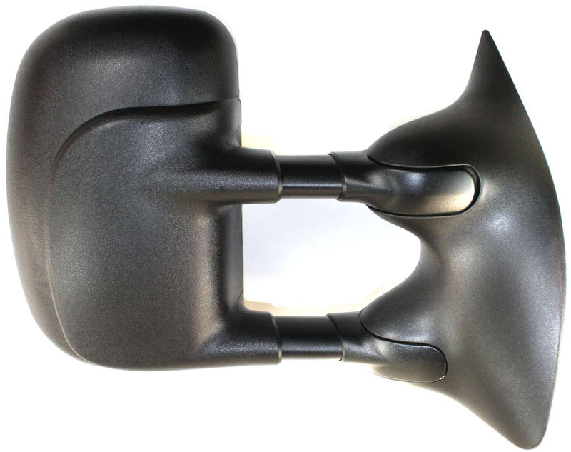 Towing Mirrors Manual Adjust Manual Folding Non-Heated Textured Black | FO1320226,FO1321226