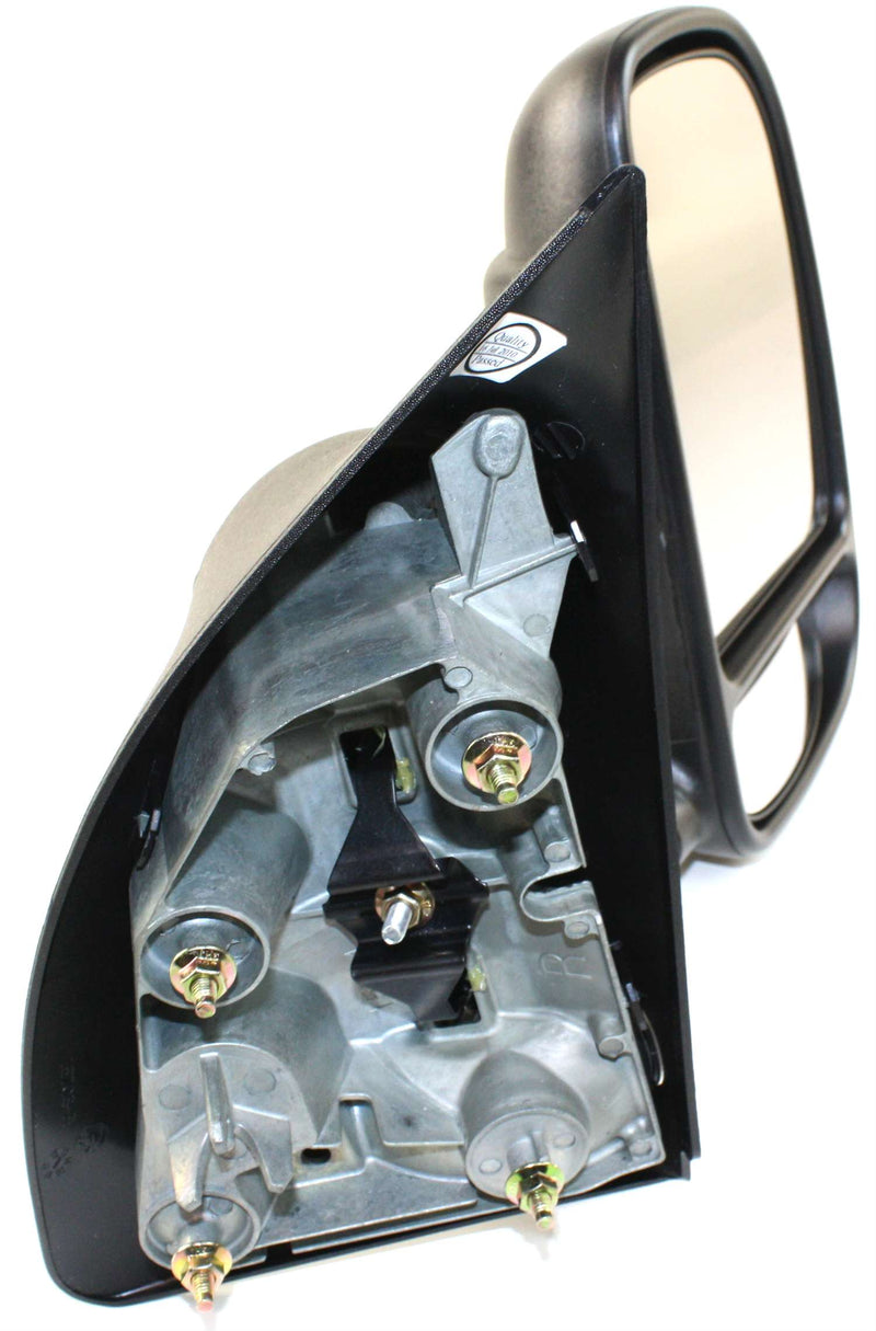 Towing Mirrors Manual Adjust Manual Folding Non-Heated Textured Black | FO1320226,FO1321226