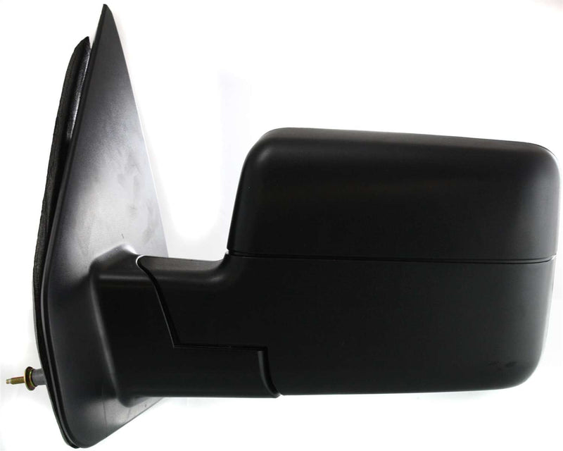 Driver and Passenger Side Mirrors, Power, Heated, Manual Folding, Textured Black, without Signal Light, without Memory, Standard Type | FO1320233,FO1321233