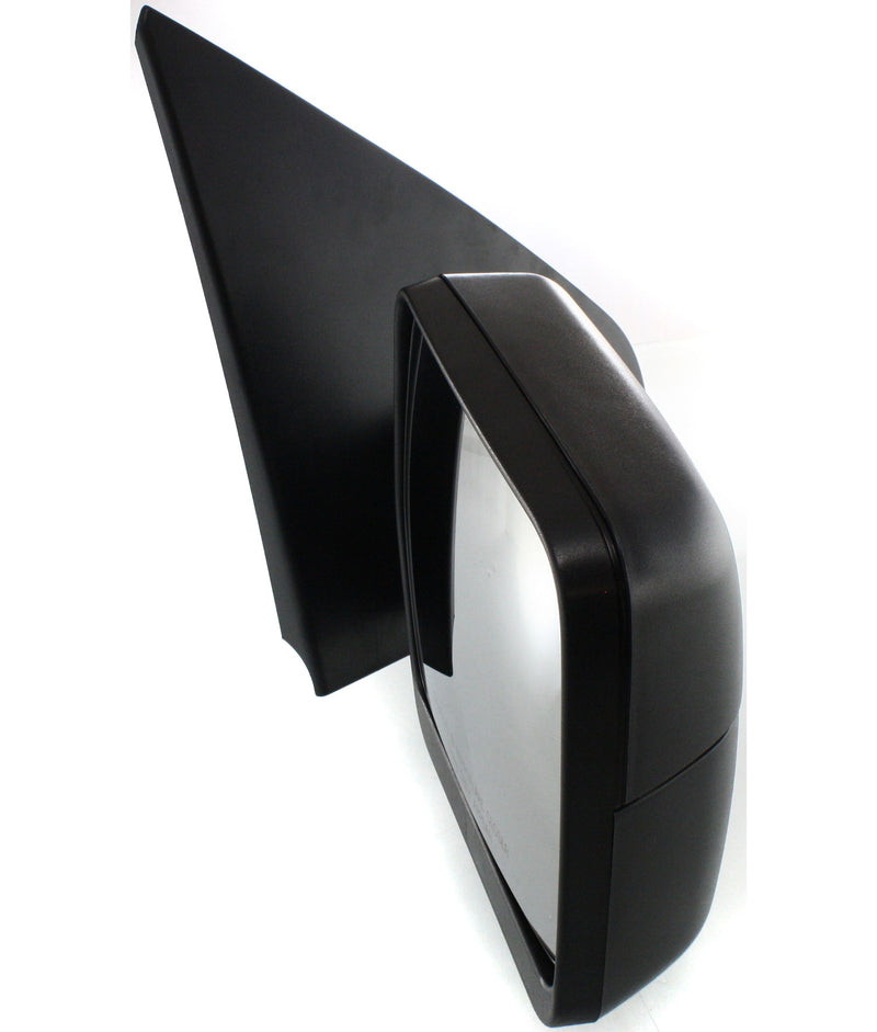 Driver and Passenger Side Mirrors, Power, Heated, Manual Folding, Textured Black, without Signal Light, without Memory, Standard Type | FO1320233,FO1321233