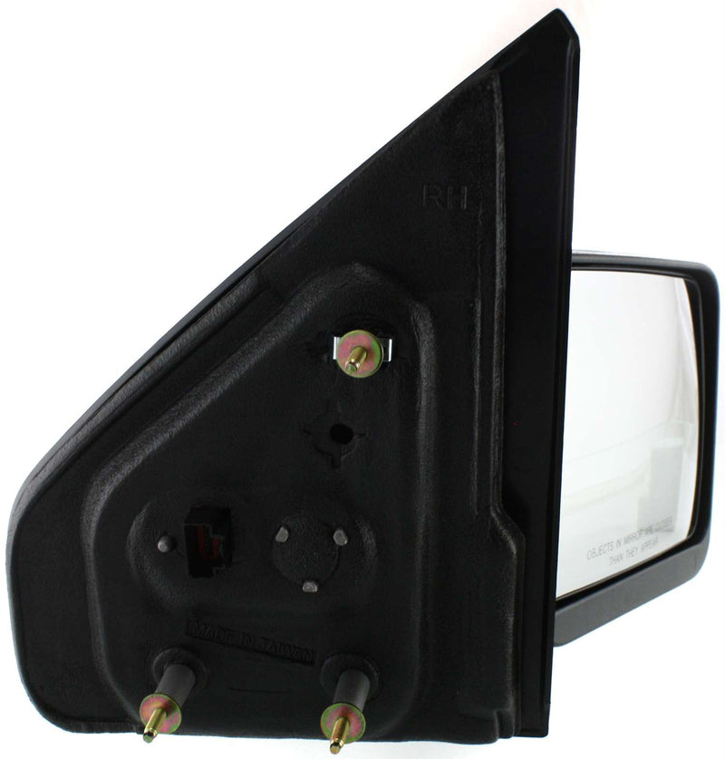 Driver and Passenger Side Mirrors, Power, Heated, Manual Folding, Textured Black, without Signal Light, without Memory, Standard Type | FO1320233,FO1321233