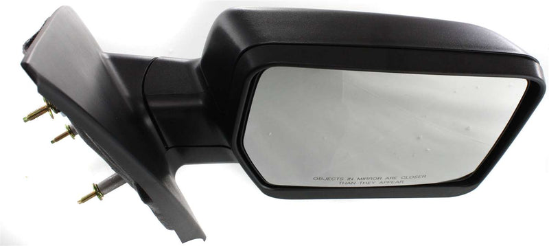 Driver and Passenger Side Mirrors, Power, Heated, Manual Folding, Textured Black, without Signal Light, without Memory, Standard Type | FO1320233,FO1321233
