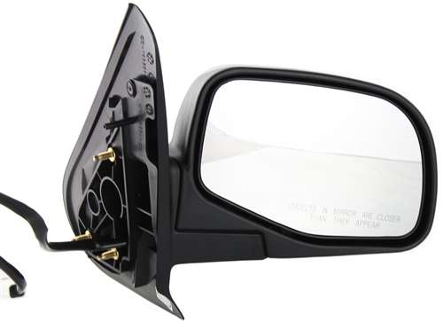 Driver and Passenger Side Mirrors, Power, Non-Heated, Manual Folding, Textured Black | FO1320241,FO1321241