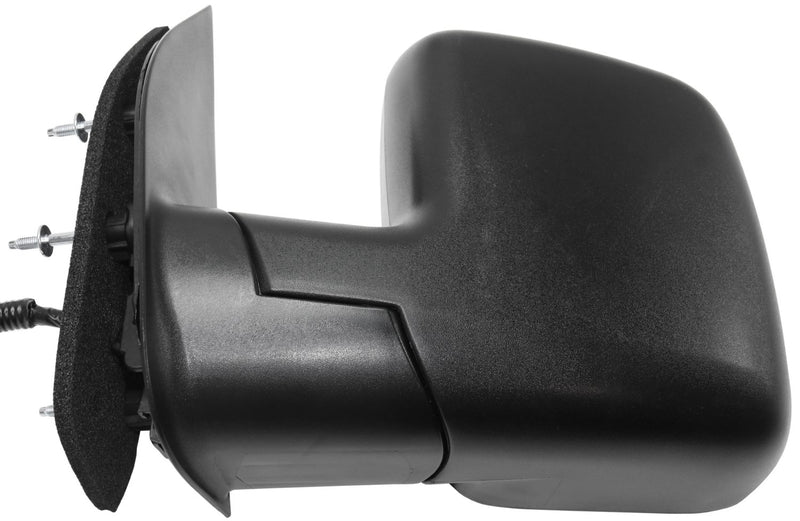 Driver and Passenger Side Mirrors, Power, Manual Folding, Non-Heated, Textured Black, Without Signal Light, Without memory, Without Puddle Light, Without Auto-Dimming | FO1320254,FO1321254