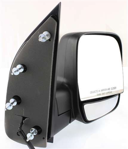 Driver and Passenger Side Mirrors, Power, Manual Folding, Non-Heated, Textured Black, Without Signal Light, Without memory, Without Puddle Light, Without Auto-Dimming | FO1320254,FO1321254