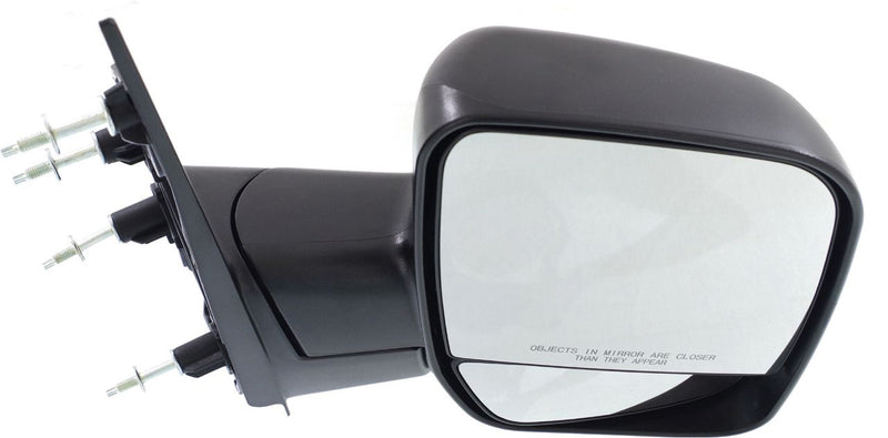 Driver and Passenger Side Non-Towing Mirrors, Manual Adjust, Manual Folding, Non-Heated, Paintable, Without Signal Light, Without memory, Without Puddle Light, Without Auto-Dimming | FO1320253,FO1321253