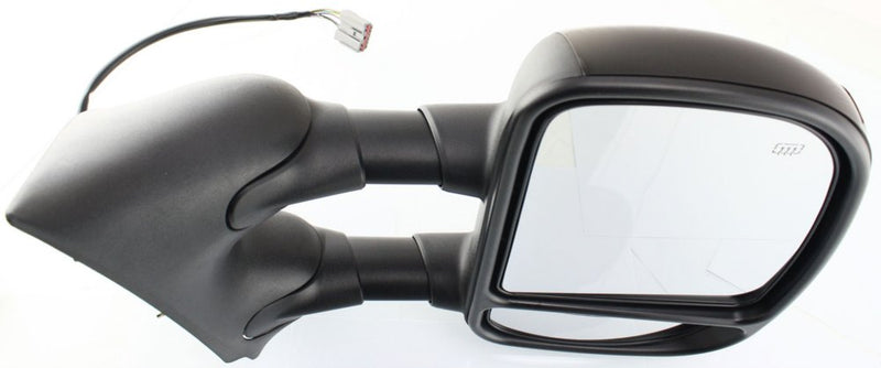 Driver and Passenger Side Towing Mirror, Power, Manual Folding, Heated, Paintable, In-housing Signal Light, Without memory, Without Puddle Light, Without Auto-Dimming, With Blind Spot Glass | FO1320274,FO1326107,FO1321274,FO1327107
