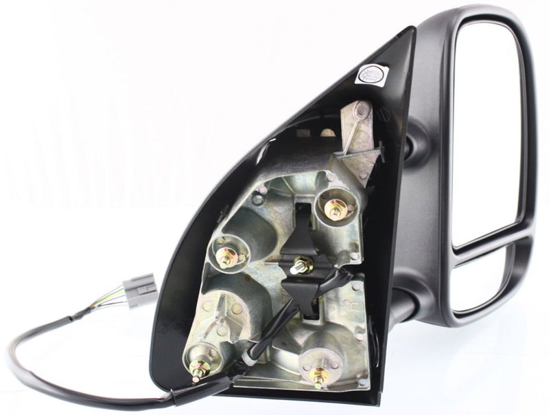 Driver and Passenger Side Towing Mirror, Power, Manual Folding, Heated, Paintable, In-housing Signal Light, Without memory, Without Puddle Light, Without Auto-Dimming, With Blind Spot Glass | FO1320274,FO1326107,FO1321274,FO1327107