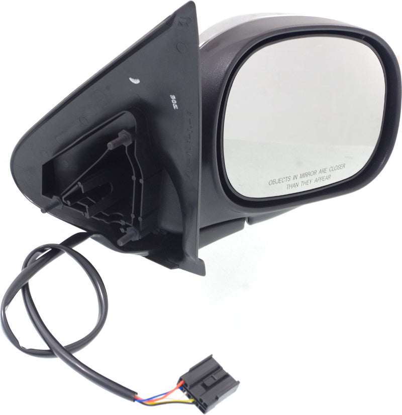 Driver and Passenger Side Non-Towing Mirrors, Power, Manual Folding, Non-Heated, Chrome, In-housing Signal Light, Without memory, Without Puddle Light, Without Auto-Dimming | FO1320222,FO1321222
