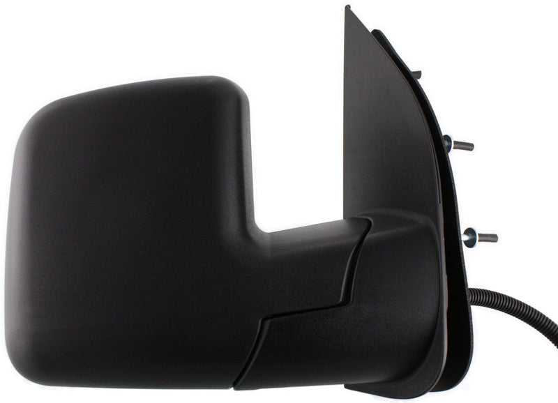 Driver and Passenger Side Mirrors, Power, Manual Folding, Non-Heated, Textured Black, Without Signal Light, Without memory, With Puddle Light, Without Auto-Dimming, Without Blind Spot Feature