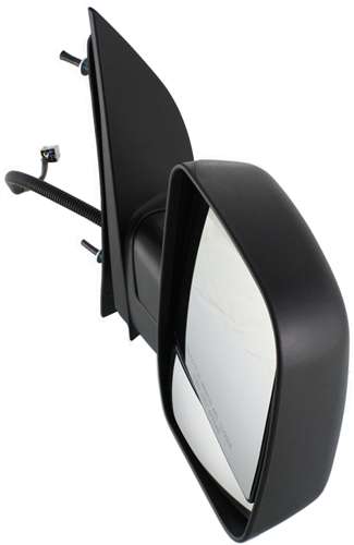 Driver and Passenger Side Mirrors, Power, Manual Folding, Non-Heated, Textured Black, Without Signal Light, Without memory, With Puddle Light, Without Auto-Dimming, Without Blind Spot Feature