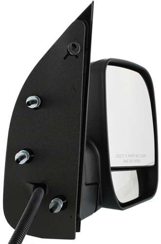 Driver and Passenger Side Mirrors, Power, Manual Folding, Non-Heated, Textured Black, Without Signal Light, Without memory, With Puddle Light, Without Auto-Dimming, Without Blind Spot Feature