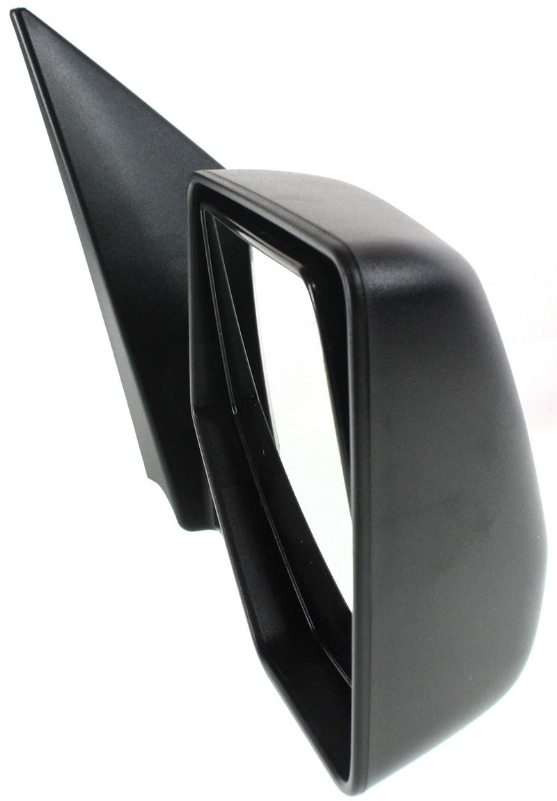 Driver and Passenger Side Mirrors, Manual Adjust, Manual Folding, Non-Heated, Textured Black, Without Signal Light, Without memory, Without Puddle Light, Without Auto-Dimming