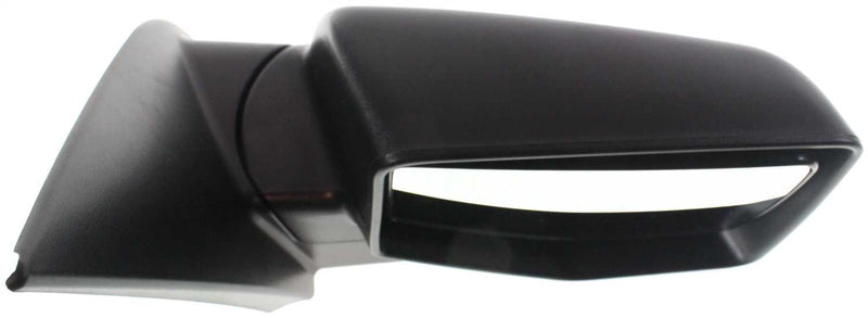 Driver and Passenger Side Mirrors, Manual Adjust, Manual Folding, Non-Heated, Textured Black, Without Signal Light, Without memory, Without Puddle Light, Without Auto-Dimming