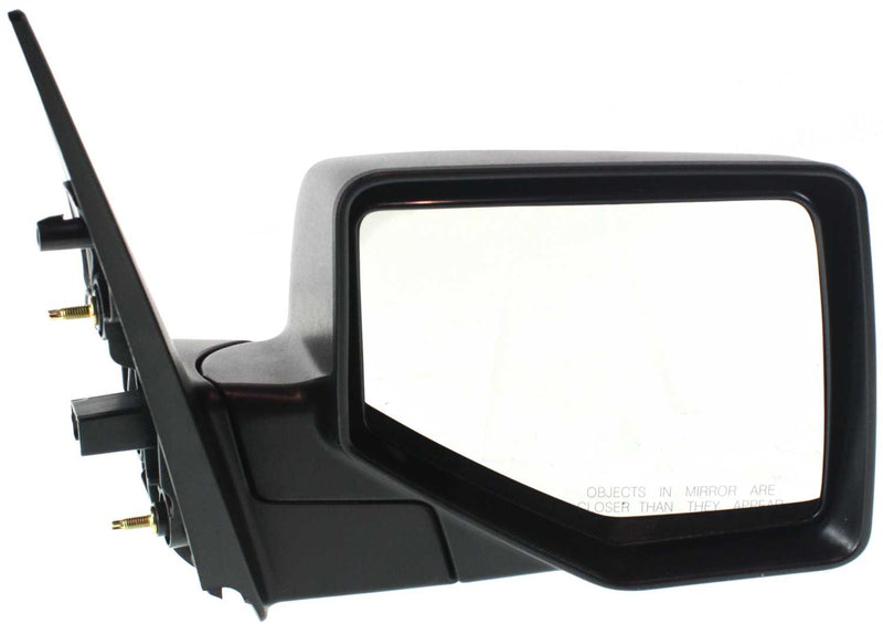 Driver and Passenger Side Mirrors, Manual Adjust, Manual Folding, Non-Heated, Textured Black, Without Signal Light, Without memory, Without Puddle Light, Without Auto-Dimming