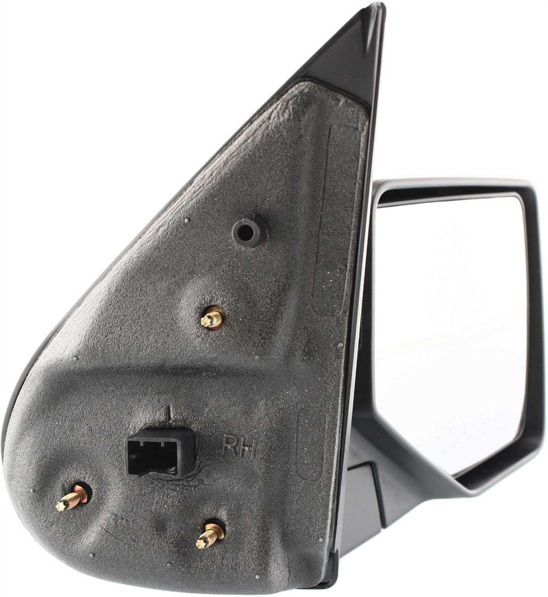 Driver and Passenger Side Mirrors, Manual Adjust, Manual Folding, Non-Heated, Chrome, Without Signal Light, Without memory, Without Puddle Light, Without Auto-Dimming, Without Blind Spot Feature