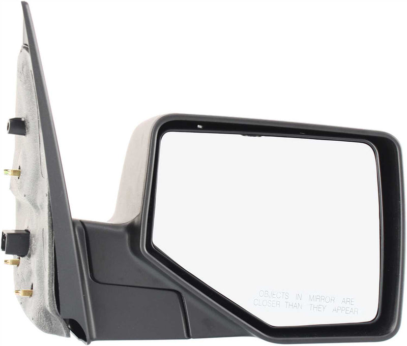 Driver and Passenger Side Mirrors, Manual Adjust, Manual Folding, Non-Heated, Chrome, Without Signal Light, Without memory, Without Puddle Light, Without Auto-Dimming, Without Blind Spot Feature
