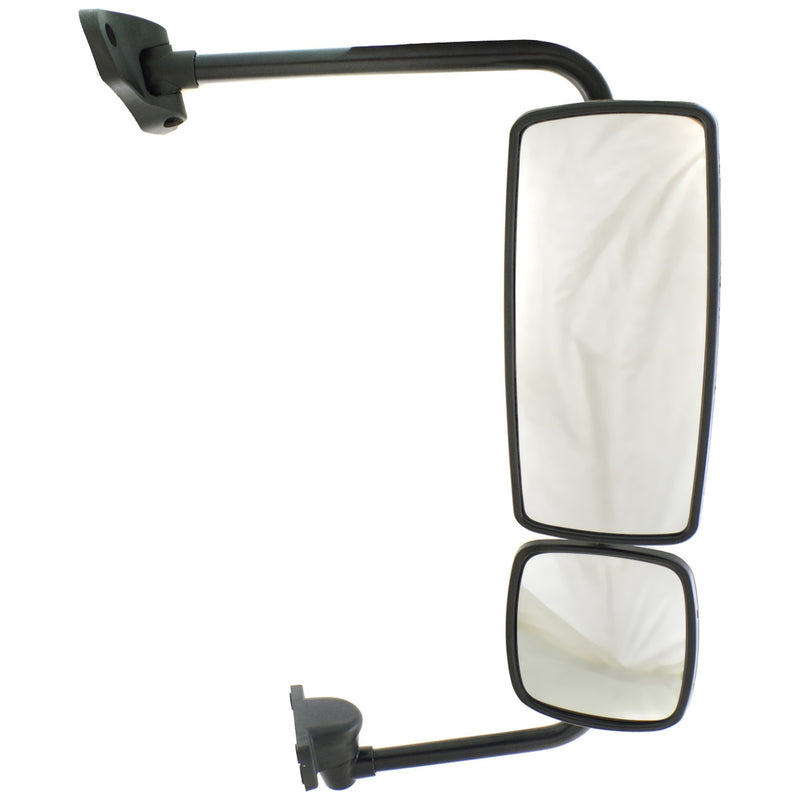 Driver and Passenger Side Mirrors, Manual Adjust, Non-Heated, Chrome, Without Signal Light