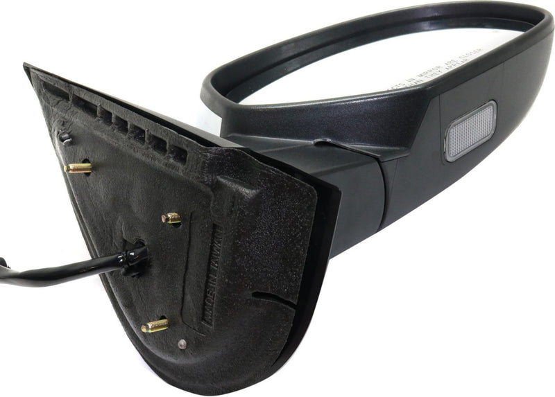 Driver and Passenger Side Mirrors, Power, Heated, Power Folding, Chrome, In-glass Signal Light, without Blind Spot Feature,