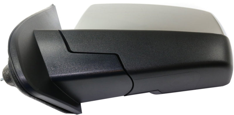 Driver and Passenger Side Mirrors, Manual Adjust, Non-Heated, Manual Folding, Chrome