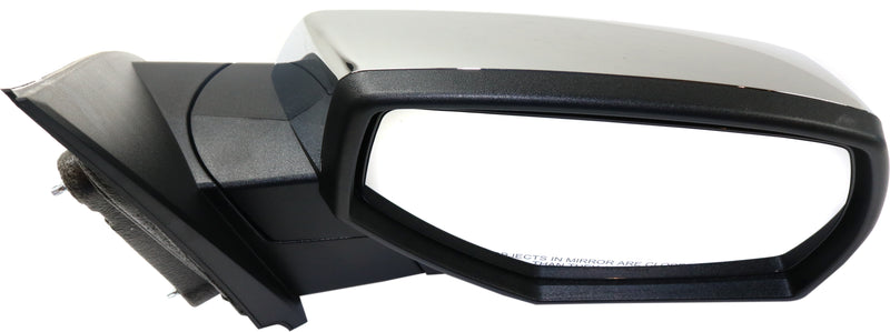 Driver and Passenger Side Mirrors, Manual Adjust, Non-Heated, Manual Folding, Chrome
