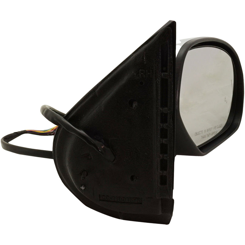 Driver and Passenger Side Mirrors, Power, Heated, Power Folding, Chrome, In-glass Signal Light, with Blind Spot Detection in Glass