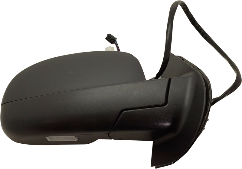 Driver and Passenger Side Mirrors, Power, Heated, Power Folding, Textured Black, with Blind Spot Detection in Glass | GM1321526,GM1320526