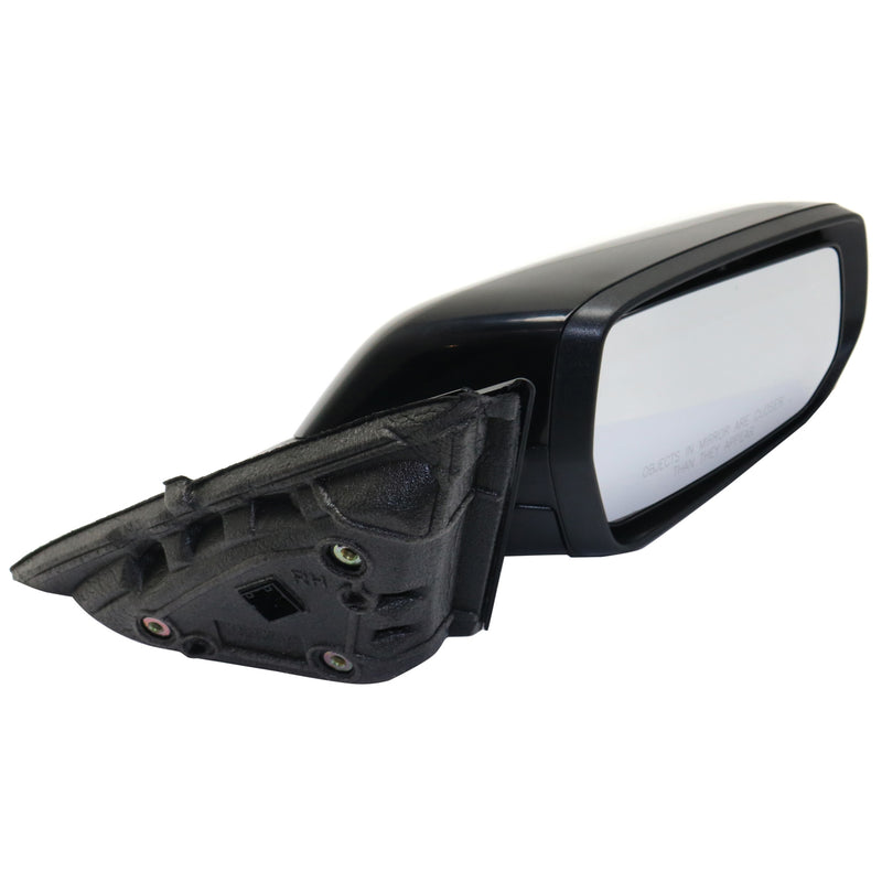 Driver and Passenger Side Non-Towing Mirrors, Power, Manual Folding, Heated, Paintable, In-housing Signal Light, With memory, Without Puddle Light, Without Auto-Dimming | GM1320540,GM1321540