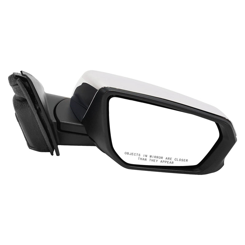 Driver and Passenger Side Mirrors, Manual Folding, Chrome | GM1321561,GM1320561