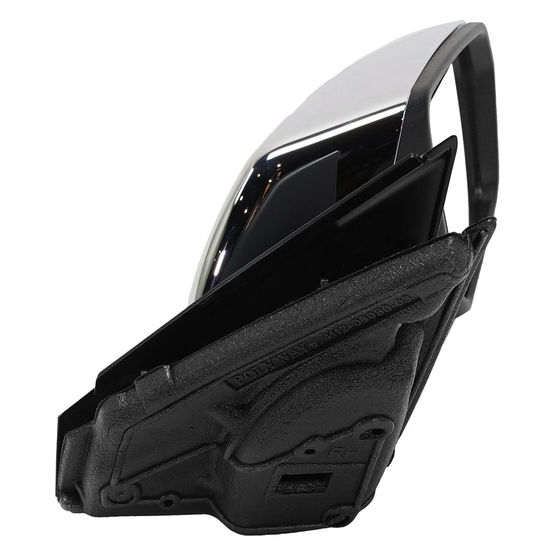 Driver and Passenger Side Mirrors, Manual Folding, Chrome | GM1321561,GM1320561