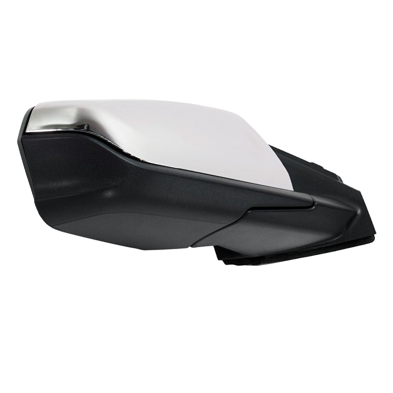 Driver and Passenger Side Mirrors, Manual Folding, Chrome | GM1321561,GM1320561