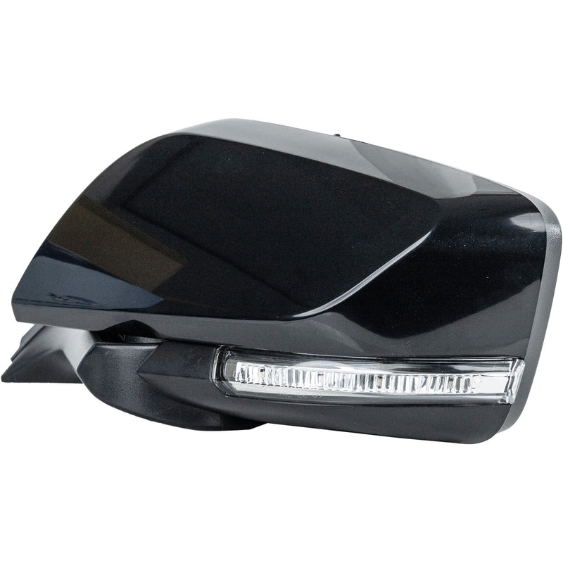 Driver and Passenger Side Mirrors, Power, Heated, Manual Folding, Paintable, In-housing Signal Light, With Memory, With Puddle Light, Without Auto-Dimming, Without Blind Spot Feature, Premier Model