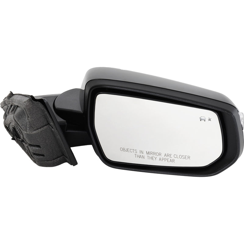 Driver and Passenger Side Mirrors, Power, Manual Folding, Heated, Paintable, In-Housing Signal Light, Without Memory, Puddle Light and Auto-Dimming, With Blind Spot Detection in Glass | GM1321563,GM1321604,GM1320563,GM1320604