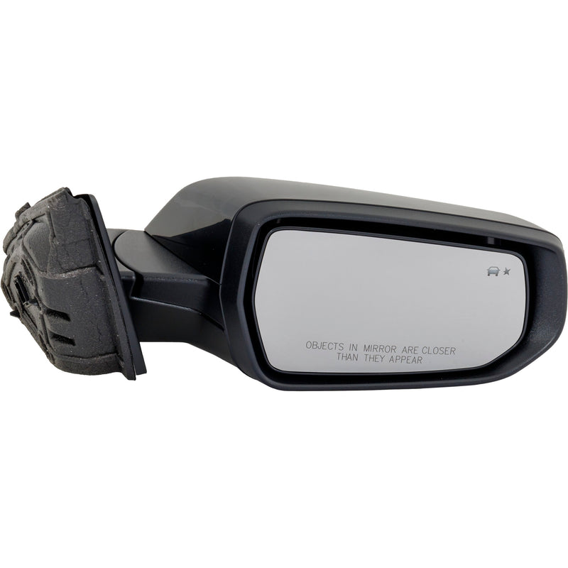 Driver and Passenger Side Mirrors, Power, Manual Folding, Heated, Paintable, In-Housing Signal Light, With Memory, Without Puddle Light, Without Auto-Dimming, With Blind Spot Detection in Glass