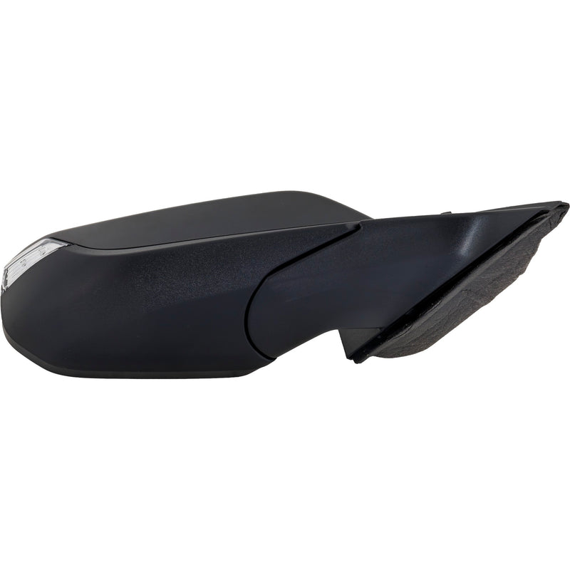 Driver and Passenger Side Mirrors, Power, Manual Folding, Heated, Paintable, In-Housing Signal Light, With Memory, Without Puddle Light, Without Auto-Dimming, With Blind Spot Detection in Glass