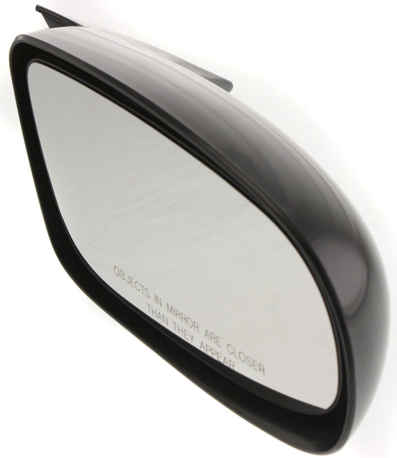 Driver and Passenger Side Mirrors, Passenger Side - Manual Adjust; Driver Side - Manual Remote, Manual Folding, Non-Heated, Paintable, Without Signal Light, Without memory, Without Auto-Dimming