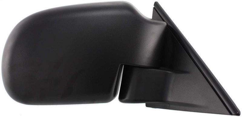 Mirrors Manual Adjust Manual Folding Non-Heated Textured Black