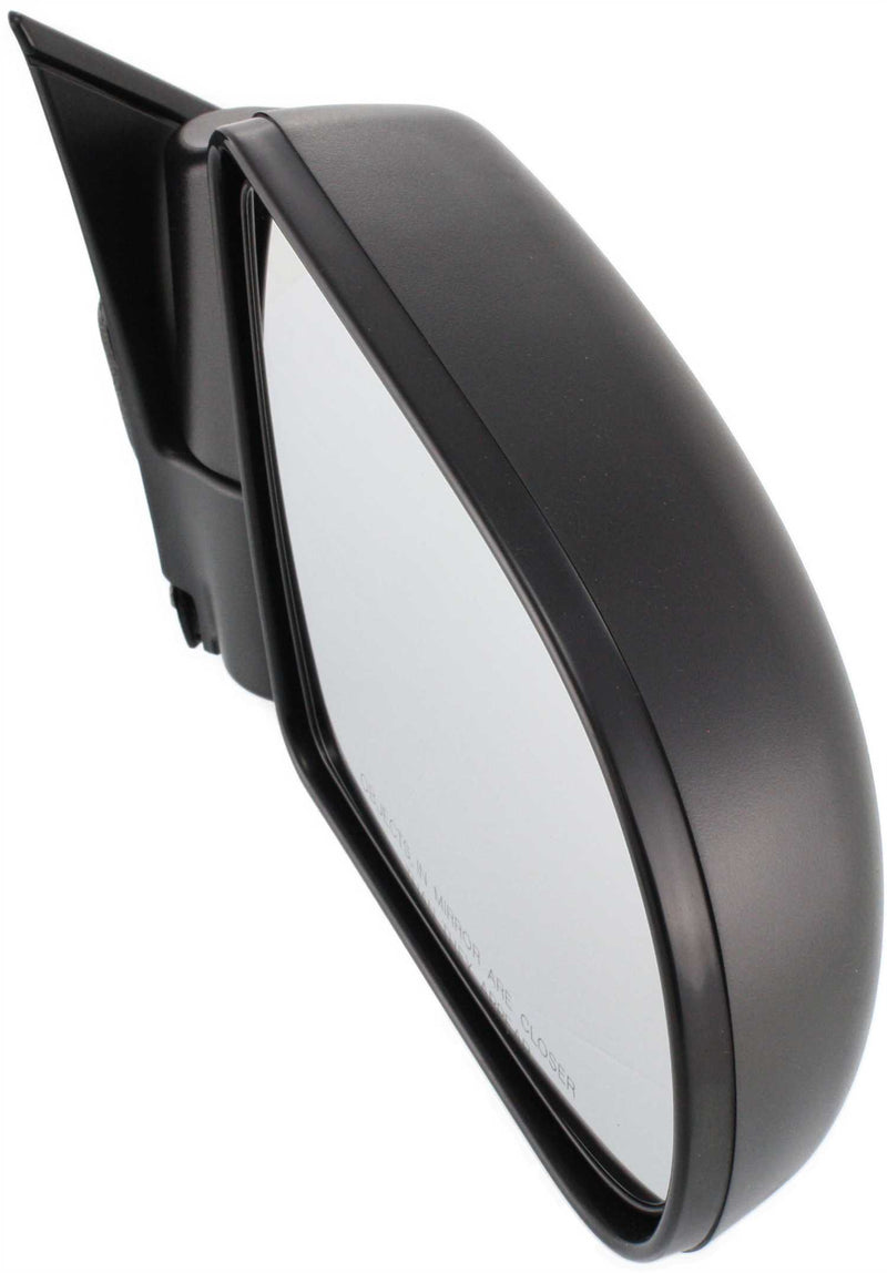 Mirrors Manual Adjust Manual Folding Non-Heated Textured Black