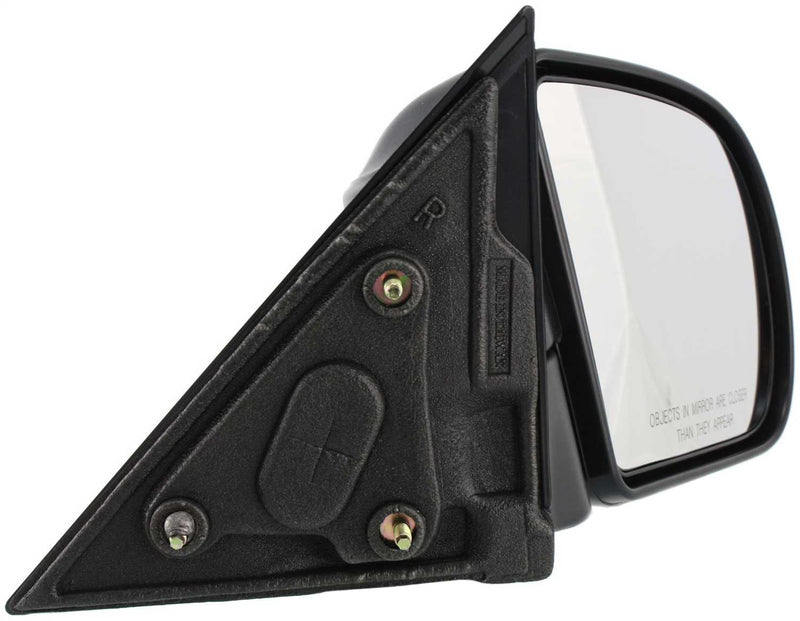 Mirrors Manual Adjust Manual Folding Non-Heated Textured Black