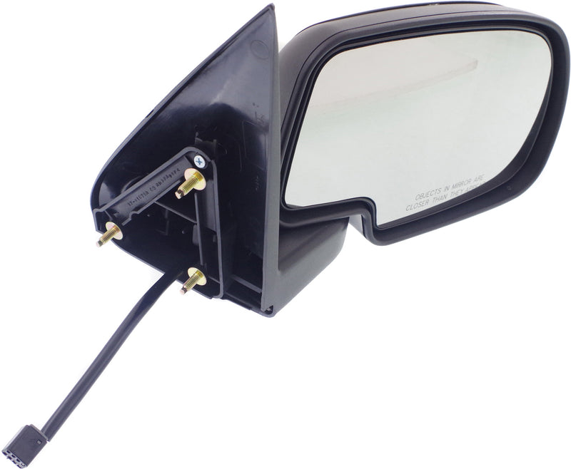 Driver and Passenger Side Non-Towing Mirrors, Power, Manual Folding, Non-Heated, Paintable, Without Signal Light, Without memory, Without Puddle Light, Without Auto-Dimming | GM1320231,GM1321231