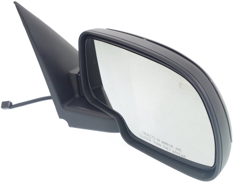 Driver and Passenger Side Non-Towing Mirrors, Power, Manual Folding, Non-Heated, Paintable, Without Signal Light, Without memory, Without Puddle Light, Without Auto-Dimming | GM1320231,GM1321231