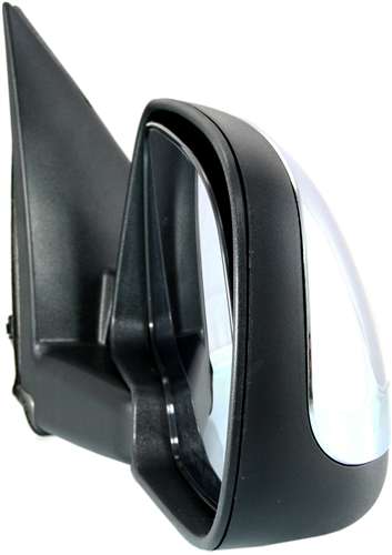 Driver and Passenger Side Non-Towing Mirrors, Power, Manual Folding, Non-Heated, Chrome, Without Signal Light, Without memory, Without Puddle Light, Without Auto-Dimming | GM1320174,GM1321174