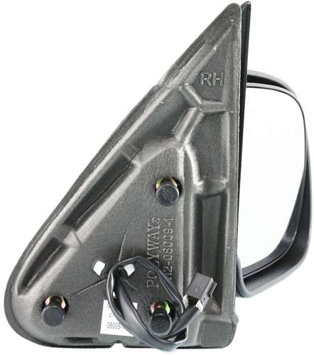 Driver and Passenger Side Non-Towing Mirrors, Power, Manual Folding, Non-Heated, Chrome, Without Signal Light, Without memory, Without Puddle Light, Without Auto-Dimming | GM1320174,GM1321174