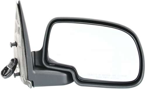 Driver and Passenger Side Non-Towing Mirrors, Power, Manual Folding, Non-Heated, Chrome, Without Signal Light, Without memory, Without Puddle Light, Without Auto-Dimming | GM1320174,GM1321174