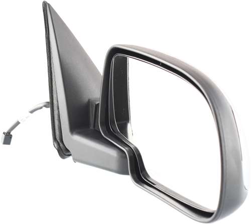 Driver and Passenger Side Mirrors, Non-Towing, Power, Manual Folding, Heated, Chrome, Without Signal Light, Without memory, Without Puddle Light, Without Auto-Dimming, Without Blind Spot Feature | GM1320173,GM1321173